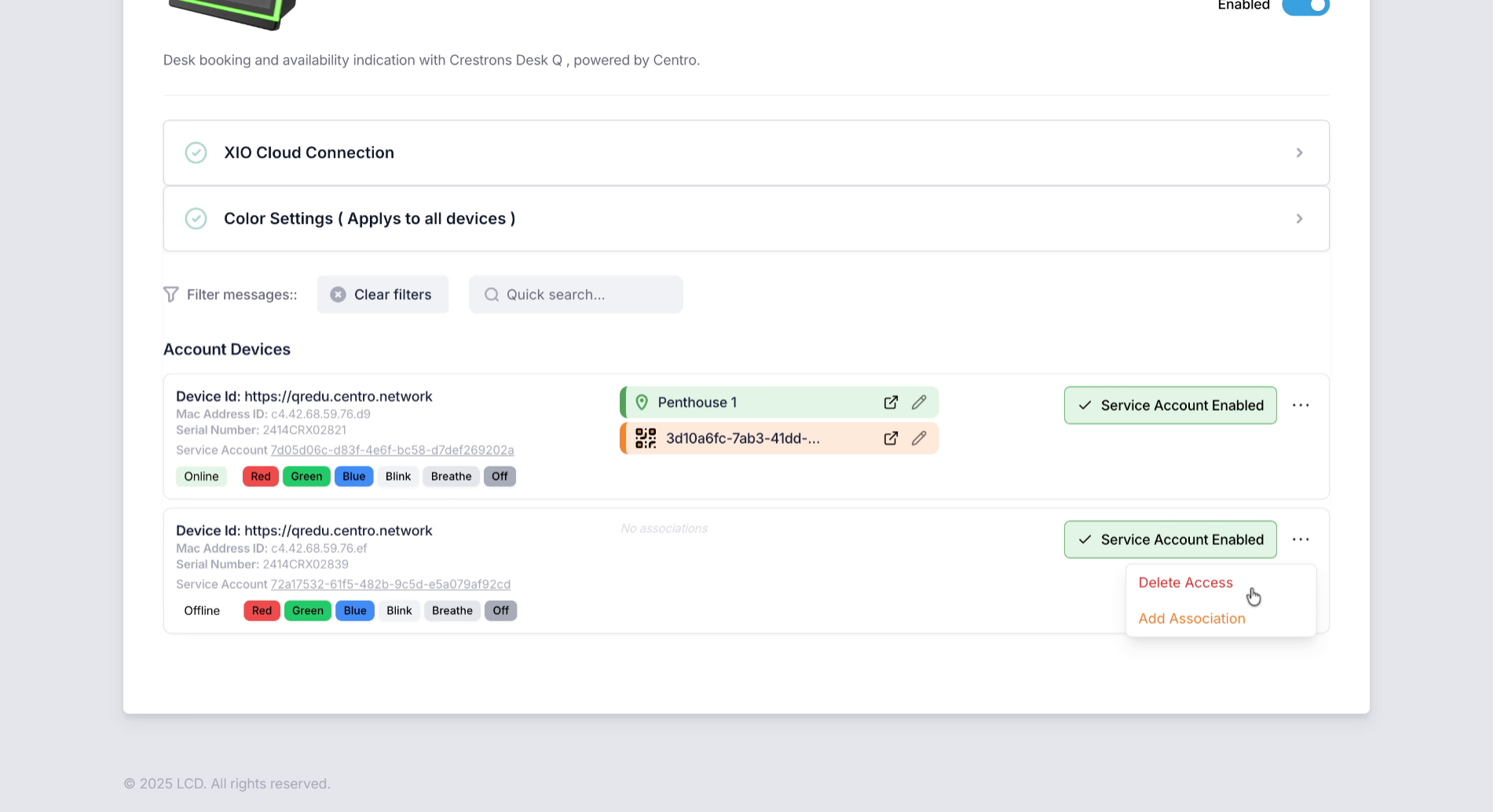 Associate Devices with Locations and QR Codes
