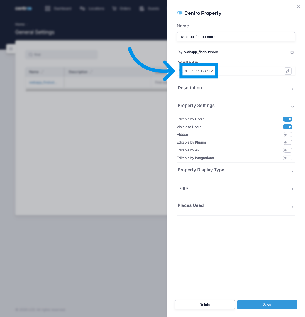 Open Language Options