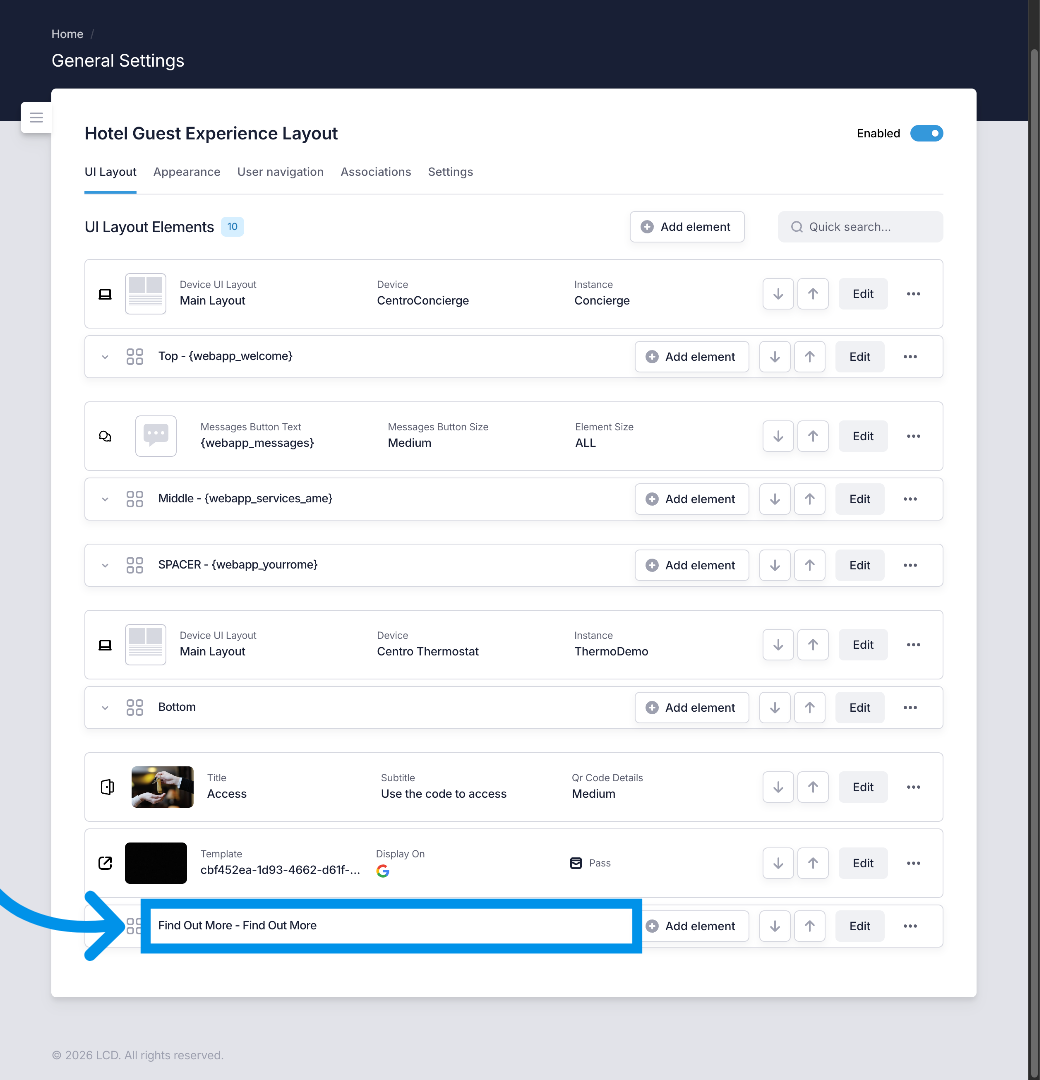 Click Find Out More Link