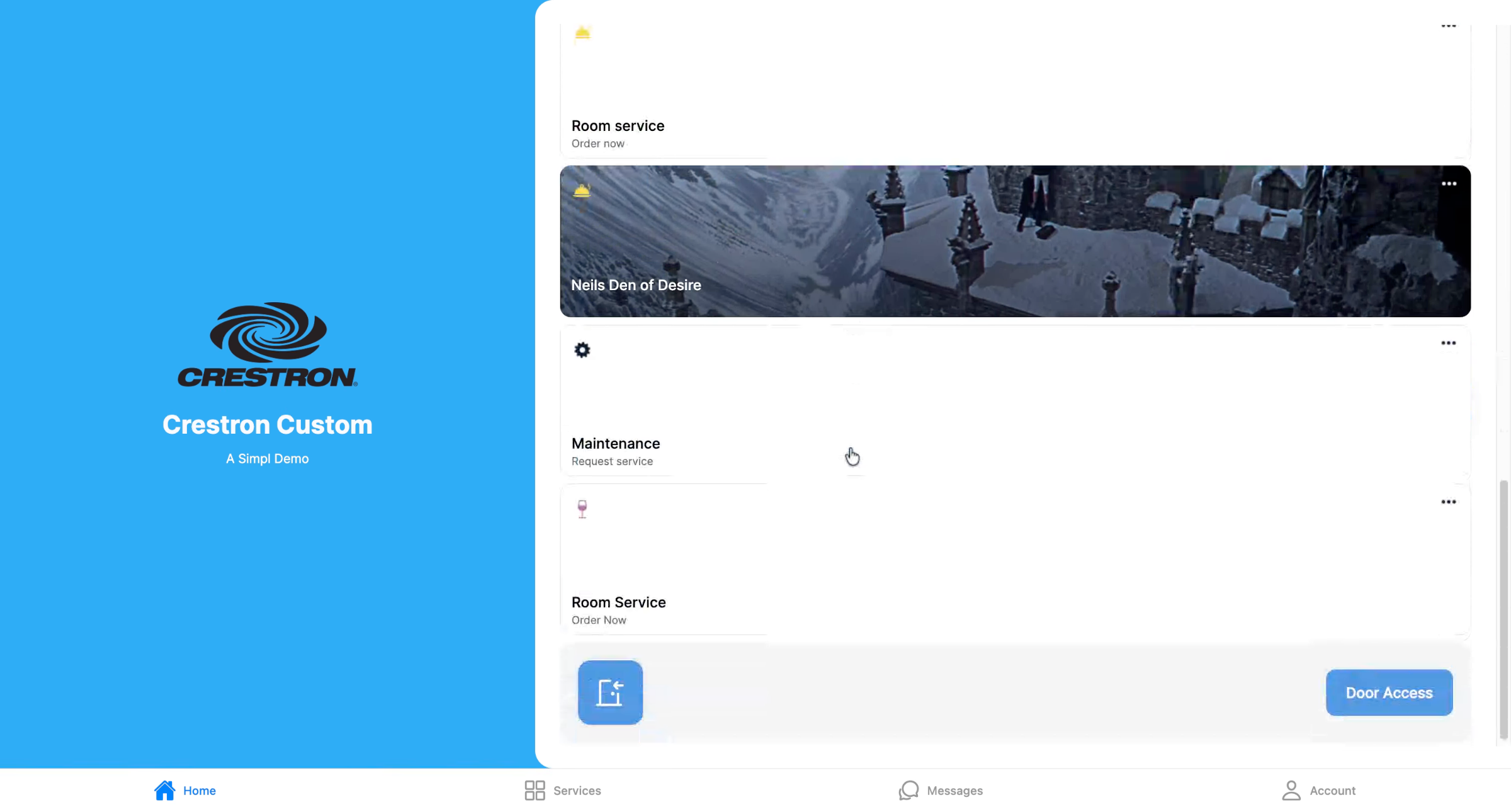 View Door Access Element
