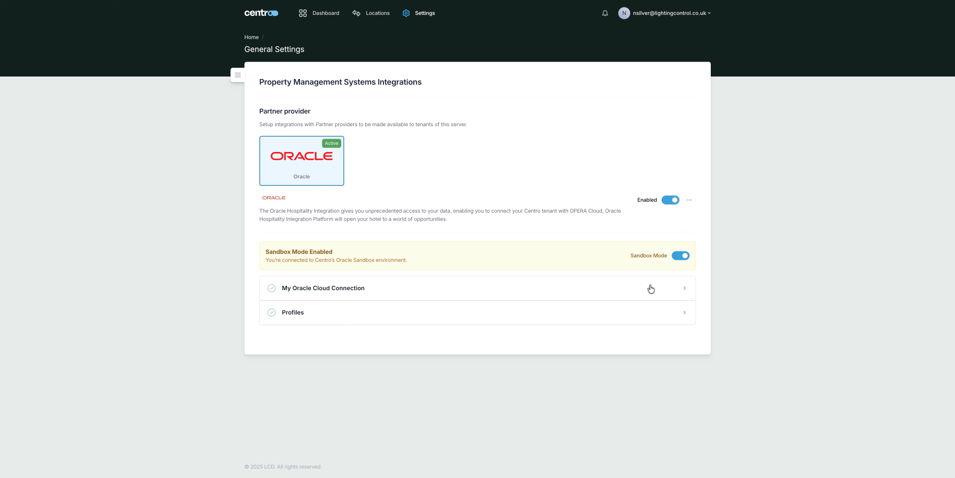 Activate Sandbox Mode for Testing